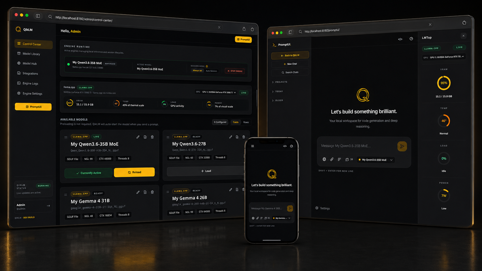 QikLM on Desktop, Tablet, and Mobile